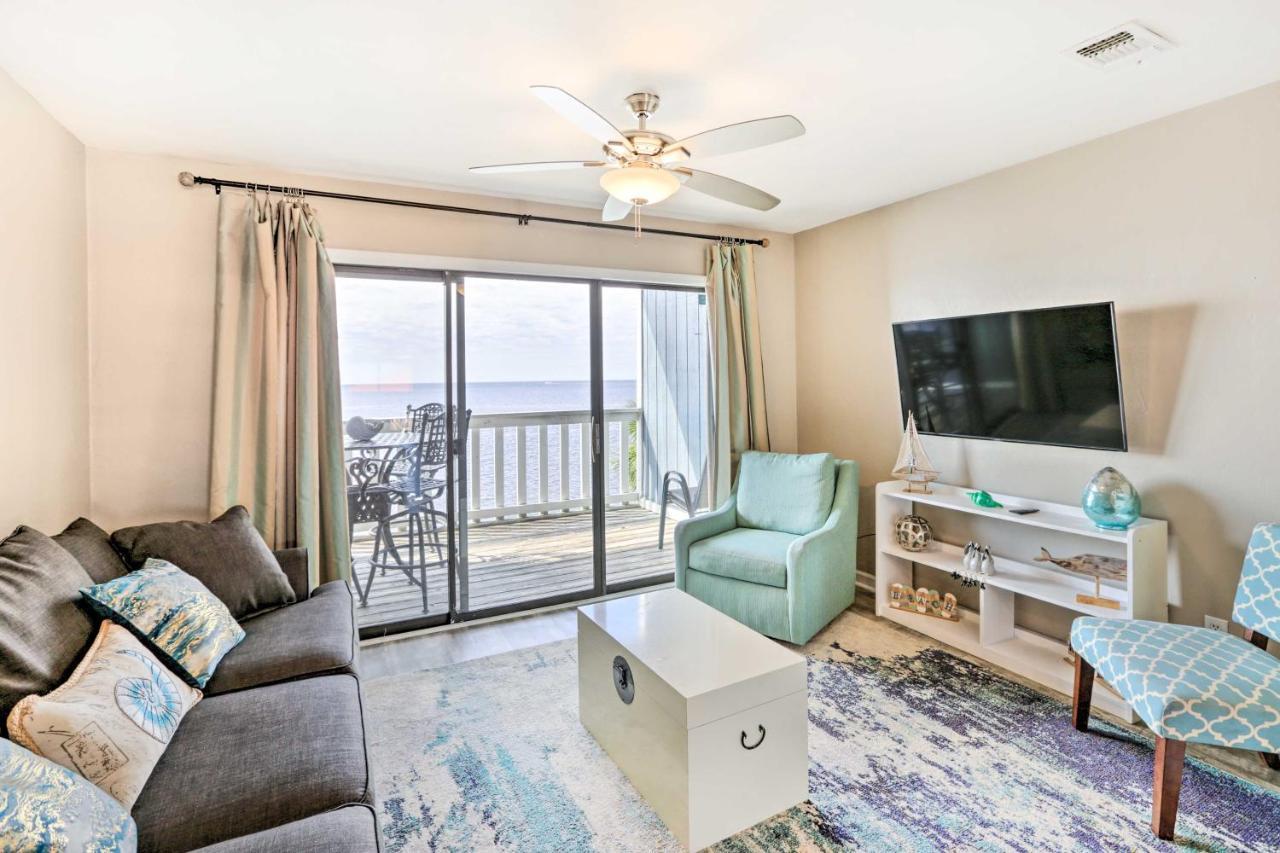 Waterfront Escape With Balcony On Shell Point Beach! Panacea المظهر الخارجي الصورة